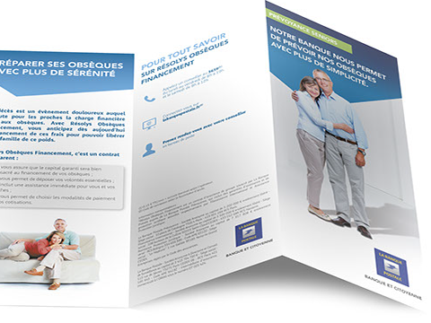 Leaflet Conception de leaflet pour LA BANQUE POSTALE