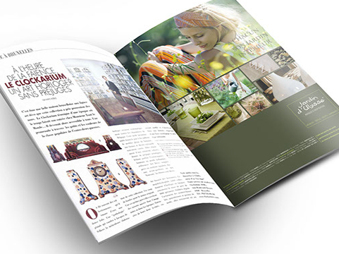 Annonce presse Conception d'annonce presse pour JARDIN D'ULYSSE