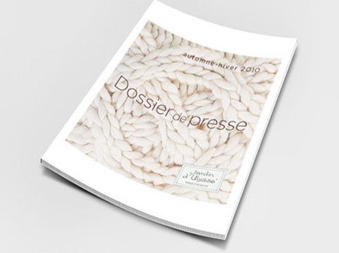 Dossier de presse Conception d'un dossier de presse pour JARDIN D'ULYSSE