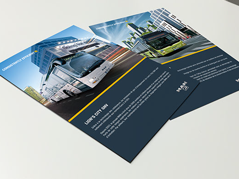 Fiche produits Coneception de fiches produits pour MAN