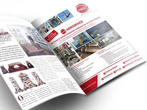 Annonce presse Conception d'annonce presse pour PMG groupe Polimiroir