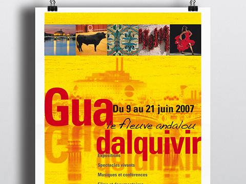 affiche Ville de St Gratien - affiche pour la semaine du fleuve