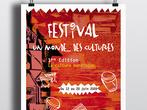 Affiche St Gratien - Affiche de la semaine un monde des cultures