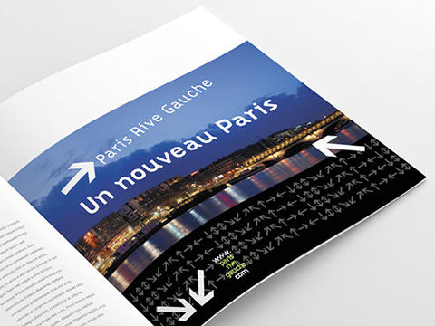 Plaquette nouveau Paris Conception d'une plaquette de présentation du nouveau Paris pour SEMAPA