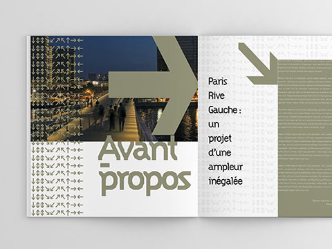 Plaquette Conception d'une plaquette de présentation du nouveau Paris pour SEMAPA
